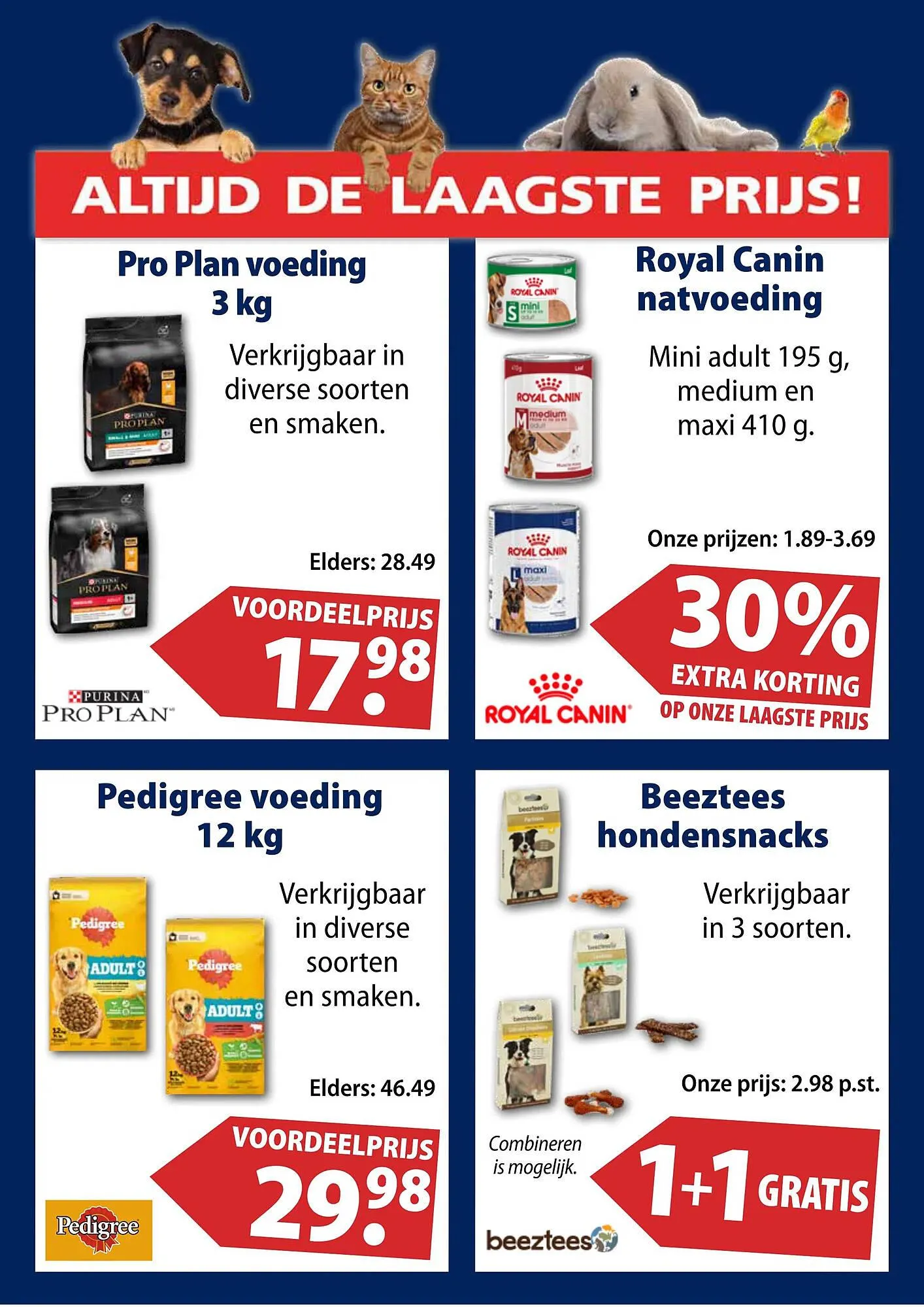 Huisdier Voordeelshop folder van 26 maart tot 5 april 2025 - Folder pagina 4