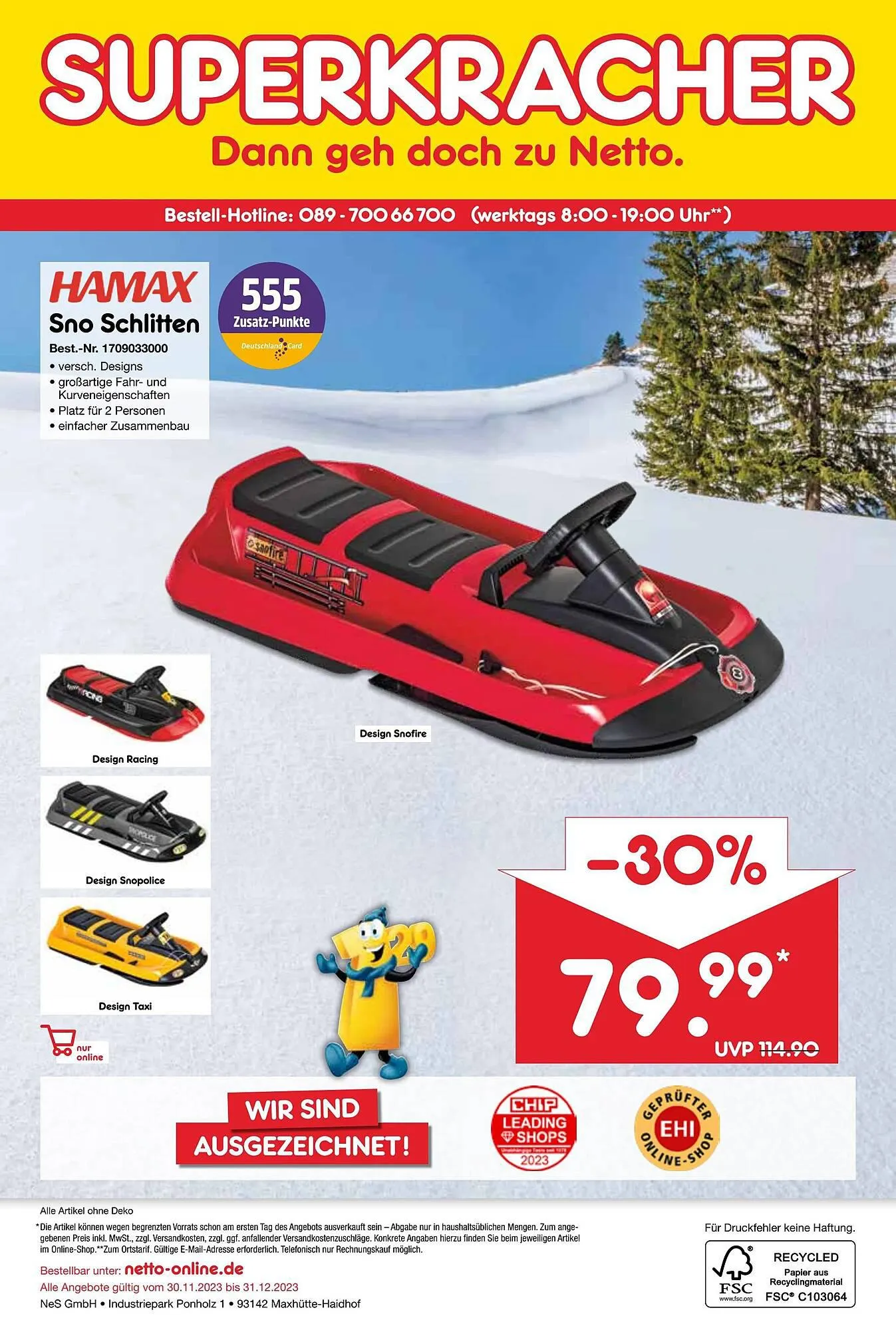 Netto Marken-Discount Duitsland Folder van 1 december tot 31 december 2023 - Folder pagina 39