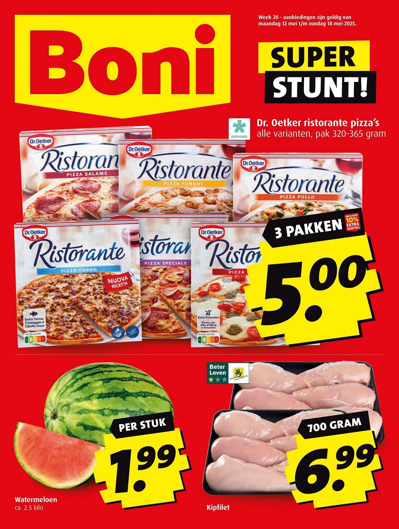 Boni folder van 12 mei tot 18 mei 2025 - Folder pagina 1