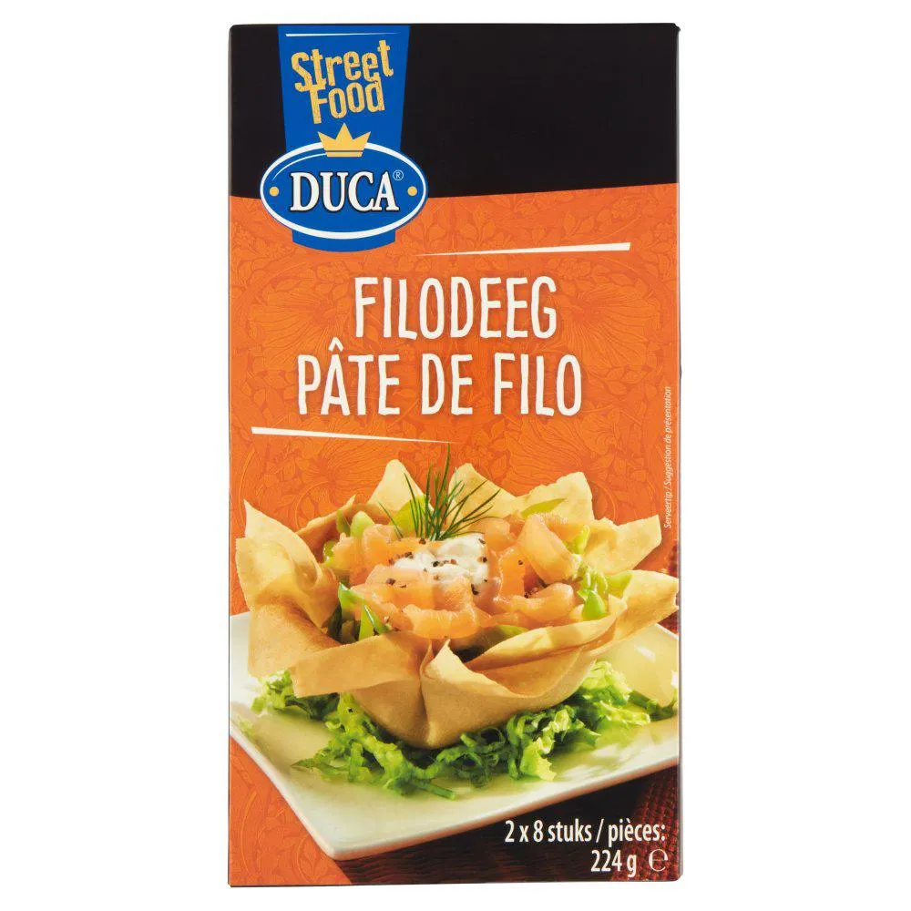 Duca Street Food Filodeeg 2 x 8 Stuks 224 g