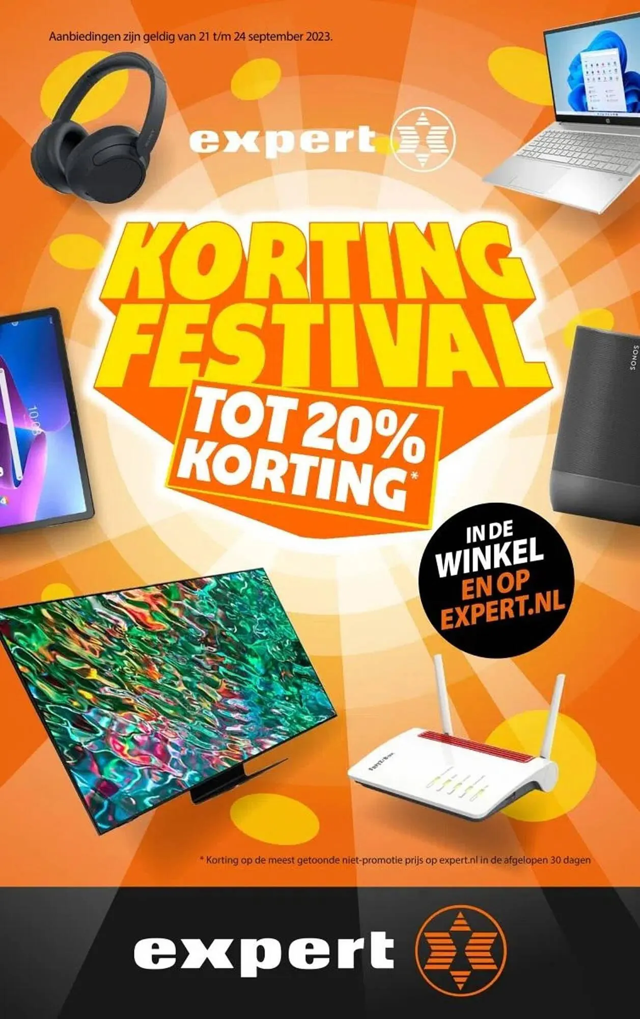Expert folder van 16 september tot 24 september 2023 - Folder pagina 1