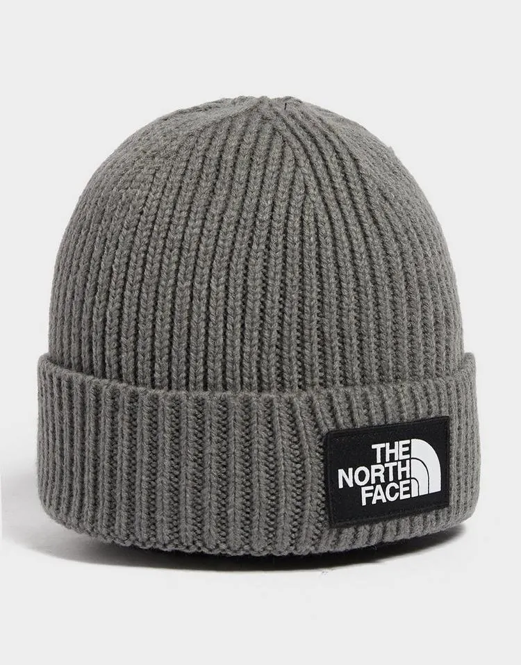 The North Face Logo Box Cuffed Beanie