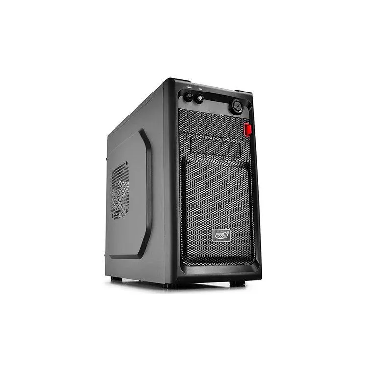 DeepCool SMARTER Micro-ATX PC Case, Solid Side Panel with Fan Mount