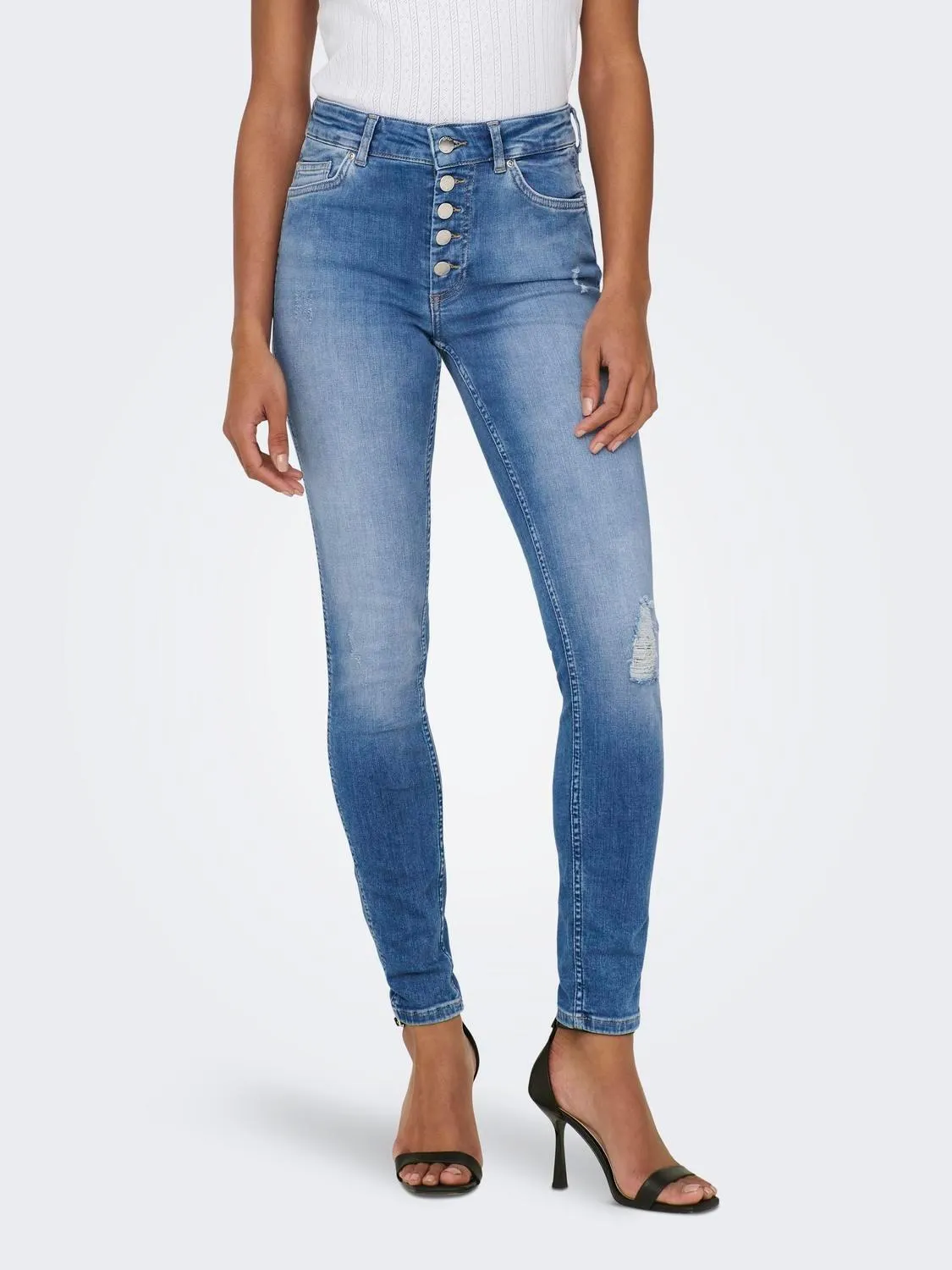 ONLBobby life mid ankle Skinny jeans