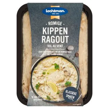 Lochtman Romige Kippenragout Vol Au Vent 500g