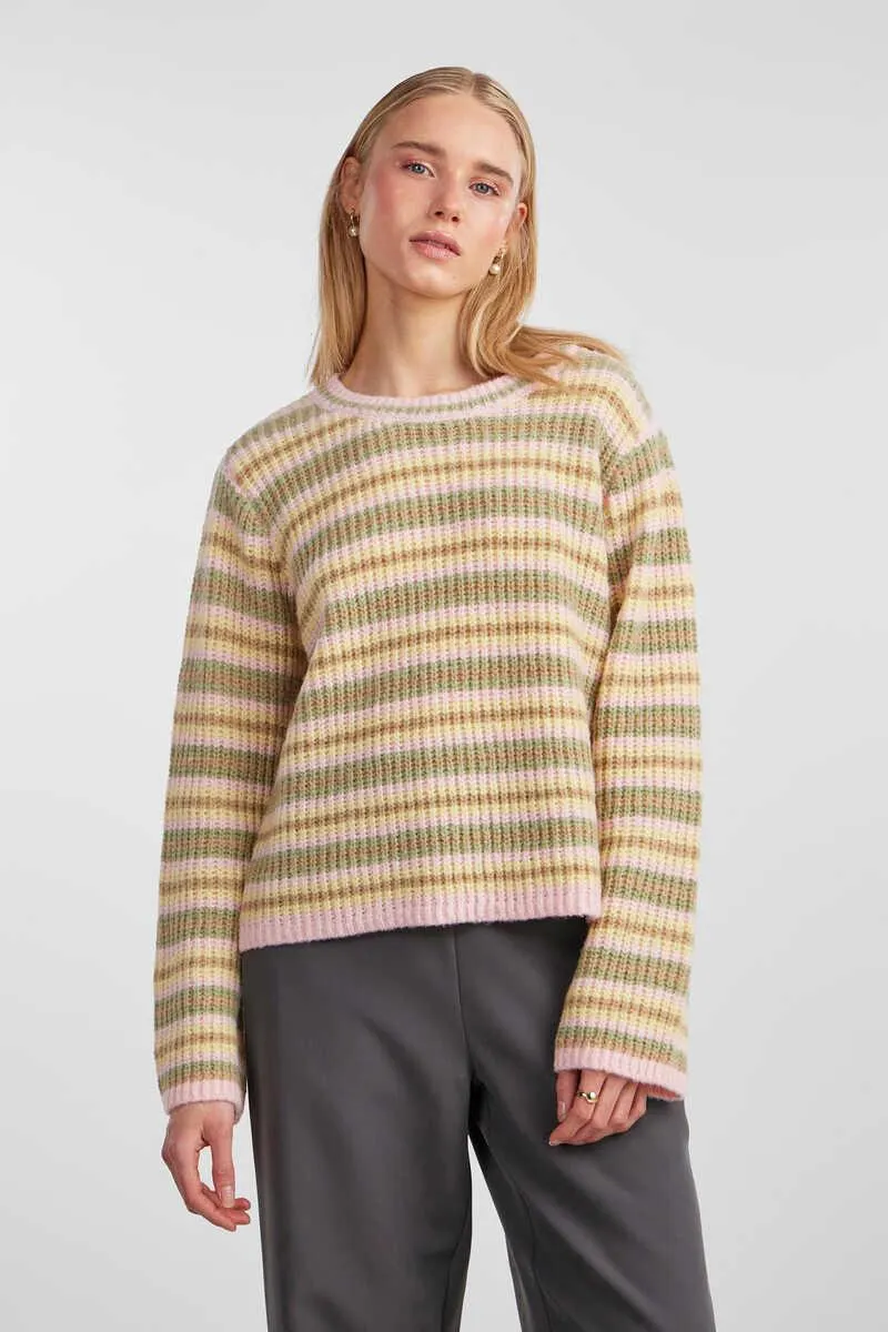 Jersey de punto de cuello cerrado