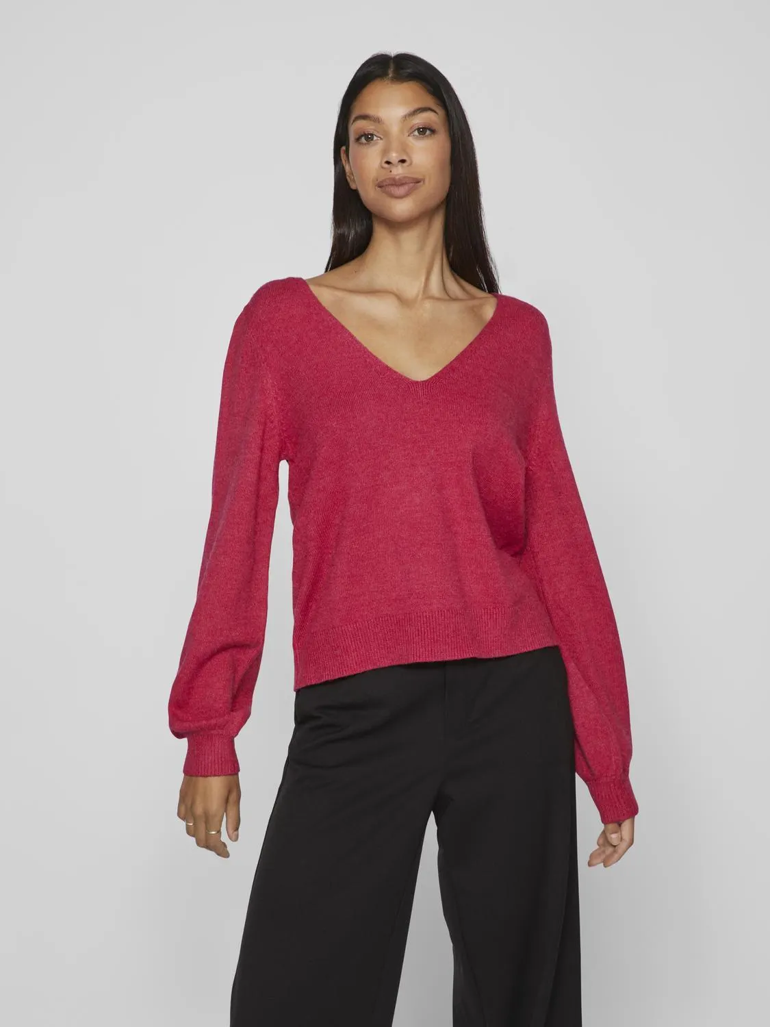 VIRIL Pullover - Cerise