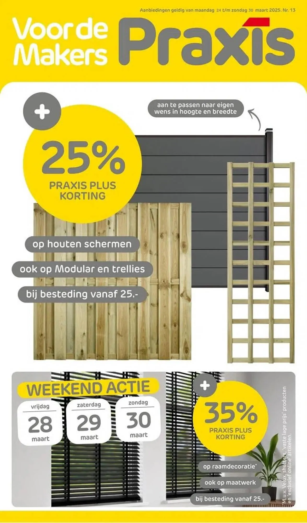 Praxis folder van 24 maart tot 30 maart 2025 - Folder pagina 1