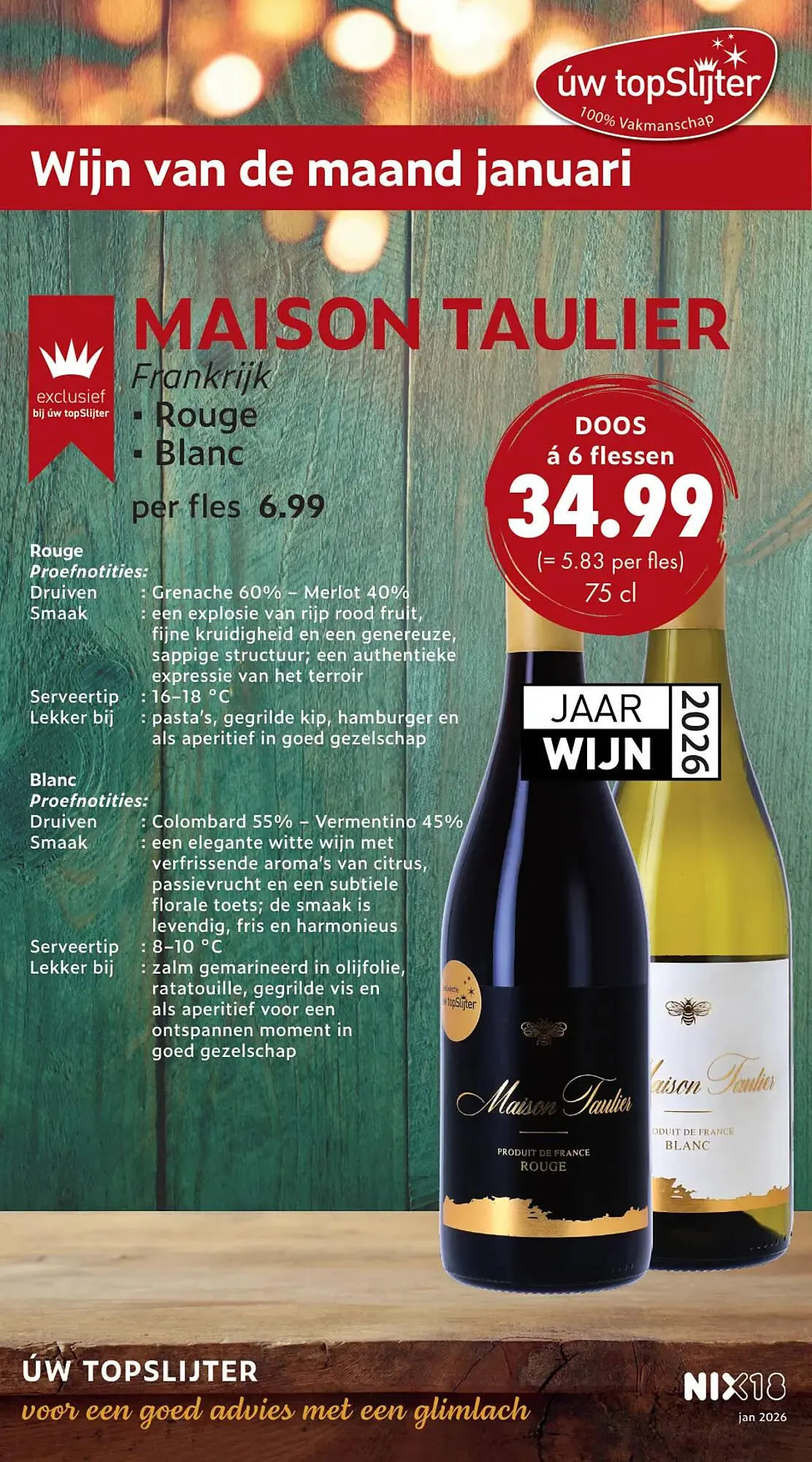 Uw topSlijter folder van 1 januari tot 31 januari 2026 - Folder pagina 1