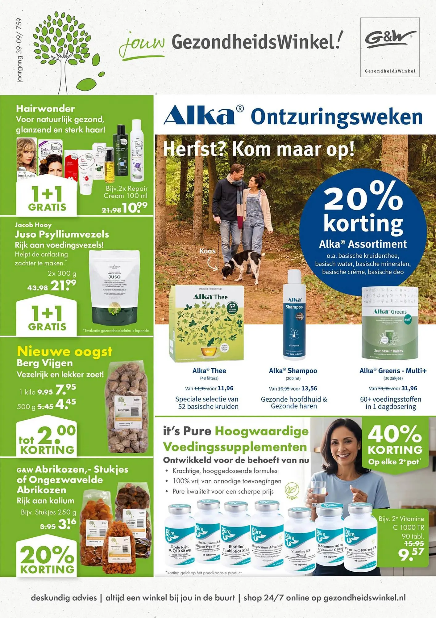 Gezond & Wel folder van 22 september tot 12 oktober 2025 - Folder pagina 1