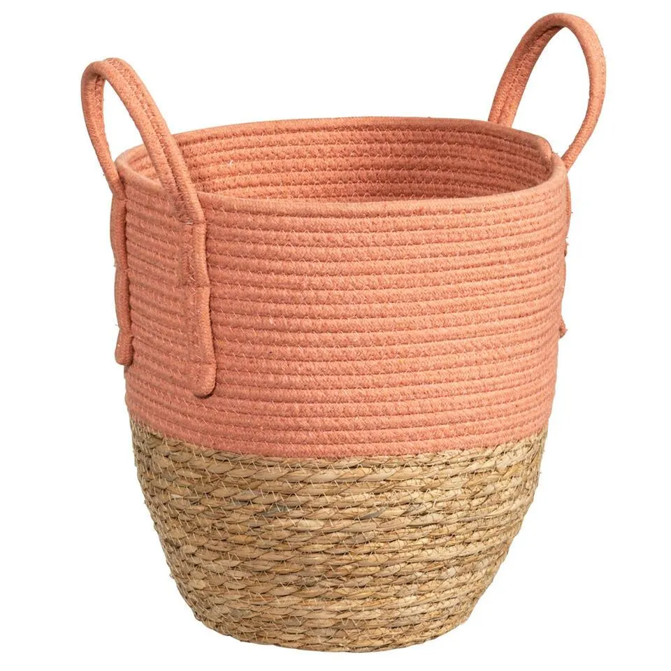 Mand Sam - peach - zeegras - 34xØ31 cm