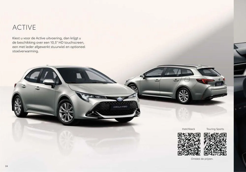 Corolla Hatchback van 20 november tot 20 november 2024 - Folder pagina 24