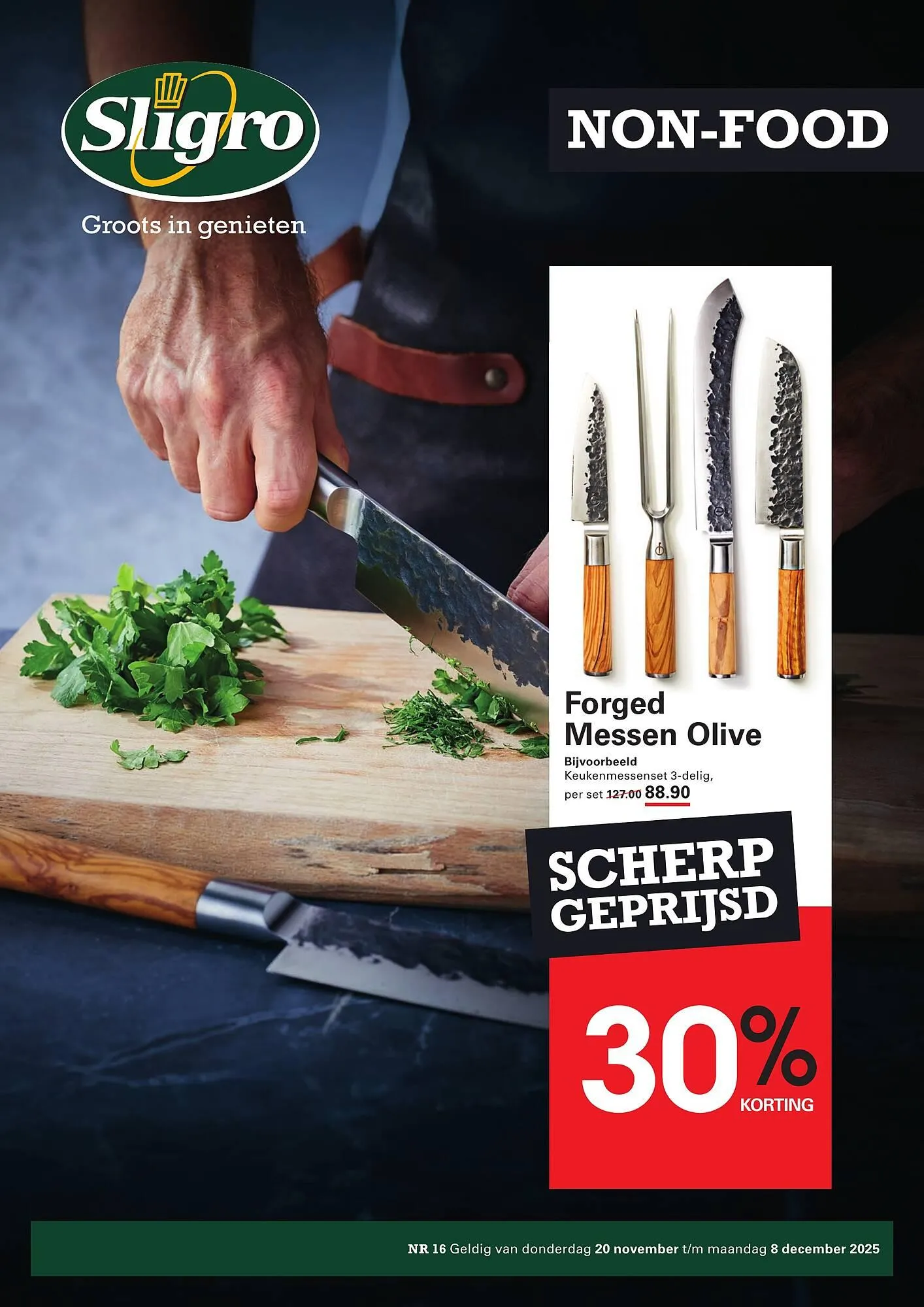 Sligro folder van 20 november tot 8 december 2025 - Folder pagina 1