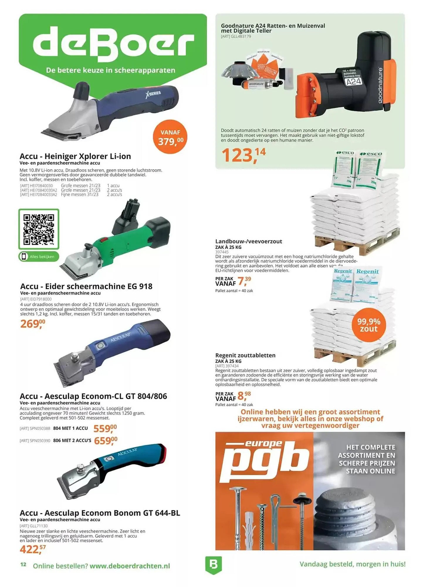 De Boer Drachten folder van 26 december tot 31 maart 2025 - Folder pagina 12