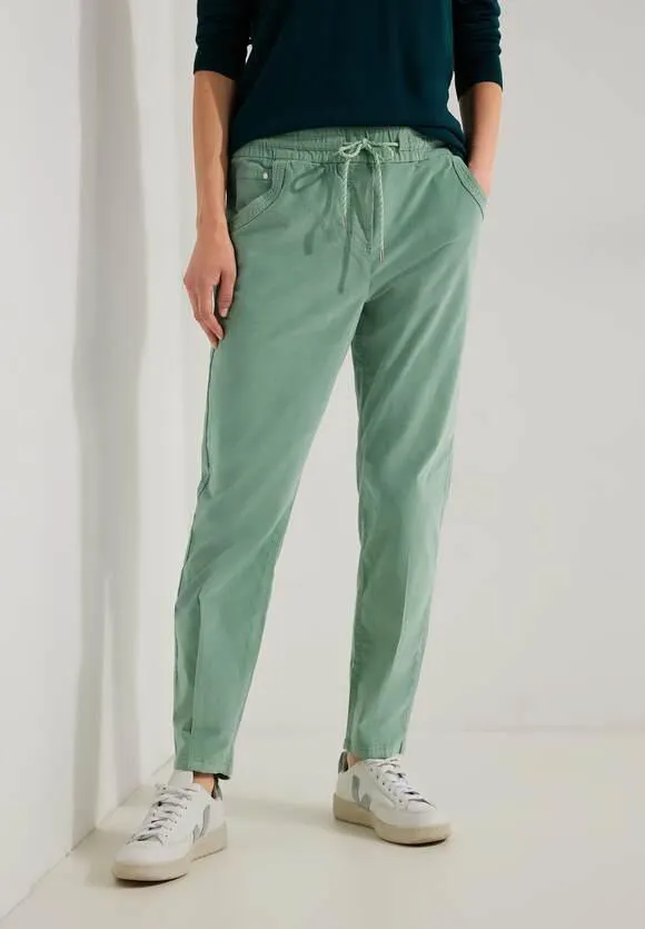 Casual fit babycord broek