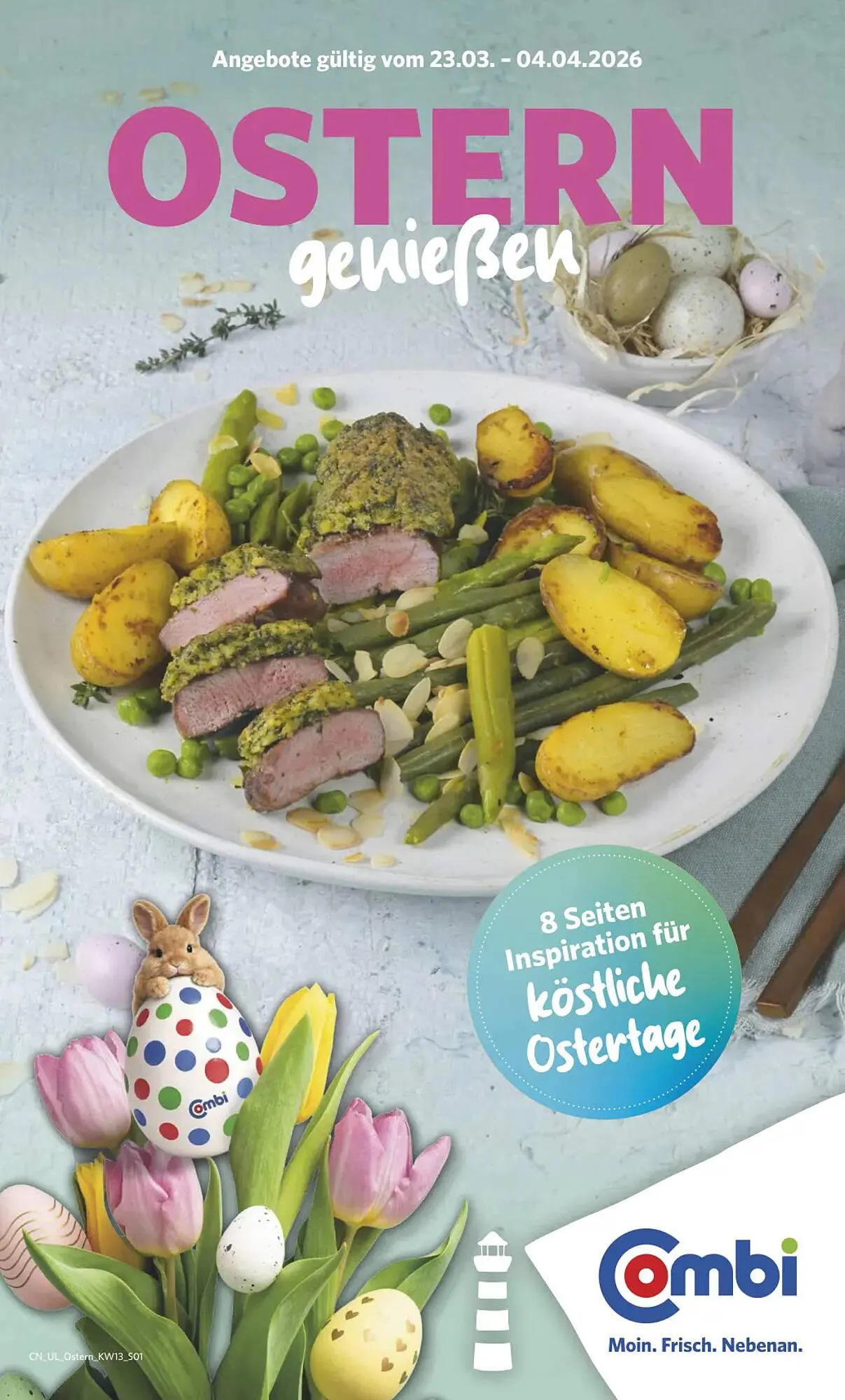 Combi Markt DE folder van 23 maart tot 4 april 2026 - Folder pagina 1