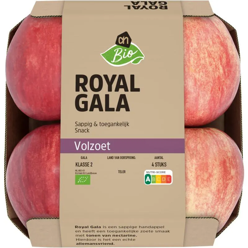 AH Biologisch Royal Gala schaal