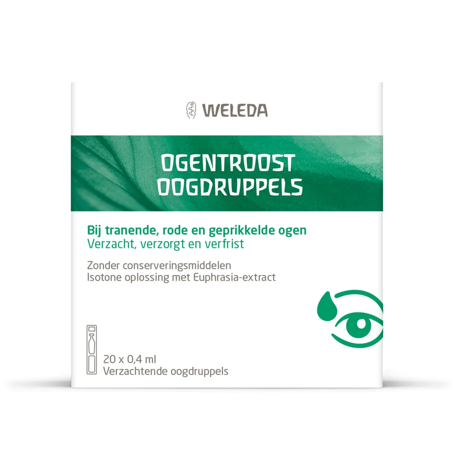 Weleda Ogentroost oogdruppels 0.4ml 20 ampullen