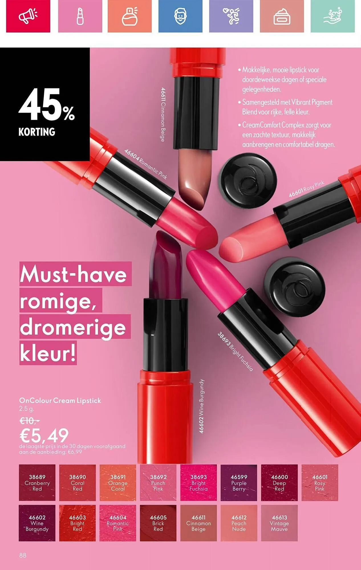 Oriflame folder van 22 juni tot 12 juli 2025 - Folder pagina 88