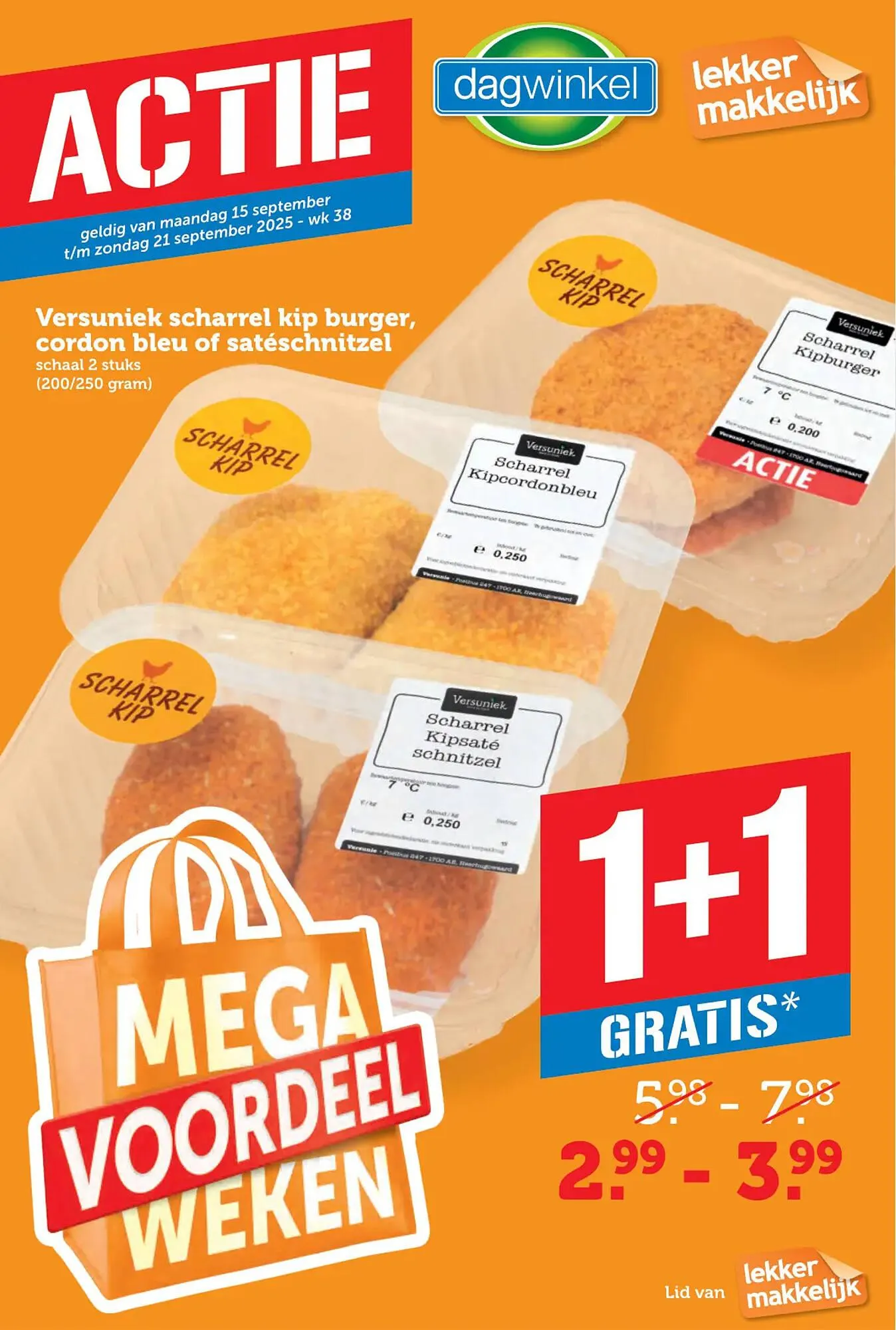 Dagwinkel folder van 15 september tot 21 september 2025 - Folder pagina 1