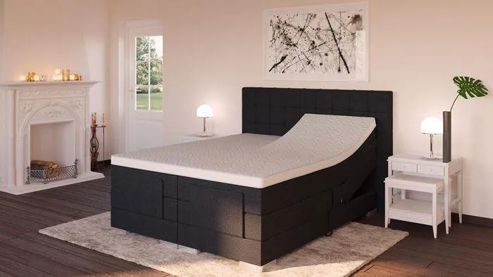 Elektrische Boxspring Quinto Stof Compleet