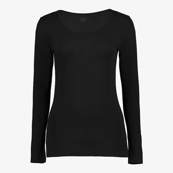 TwoDay dames shirt katoen zwart