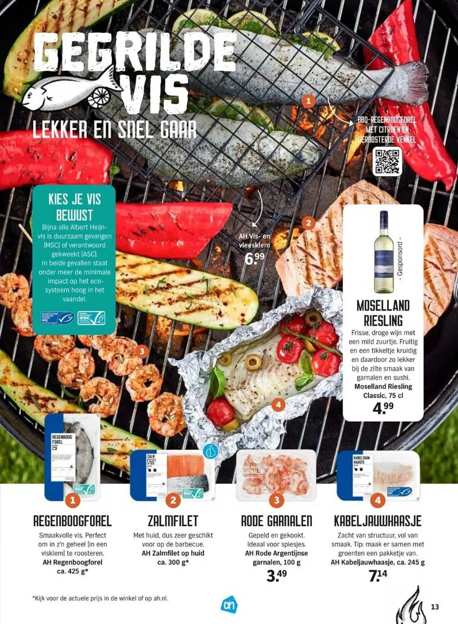 Albert Heijn BBQ folder van 12 mei tot 31 augustus 2023 - Folder pagina 12