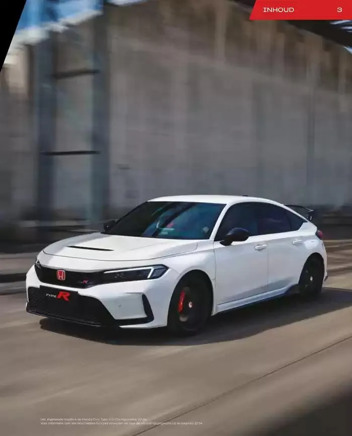 Civic Type R van 19 november tot 30 juni 2025 - Folder pagina 3