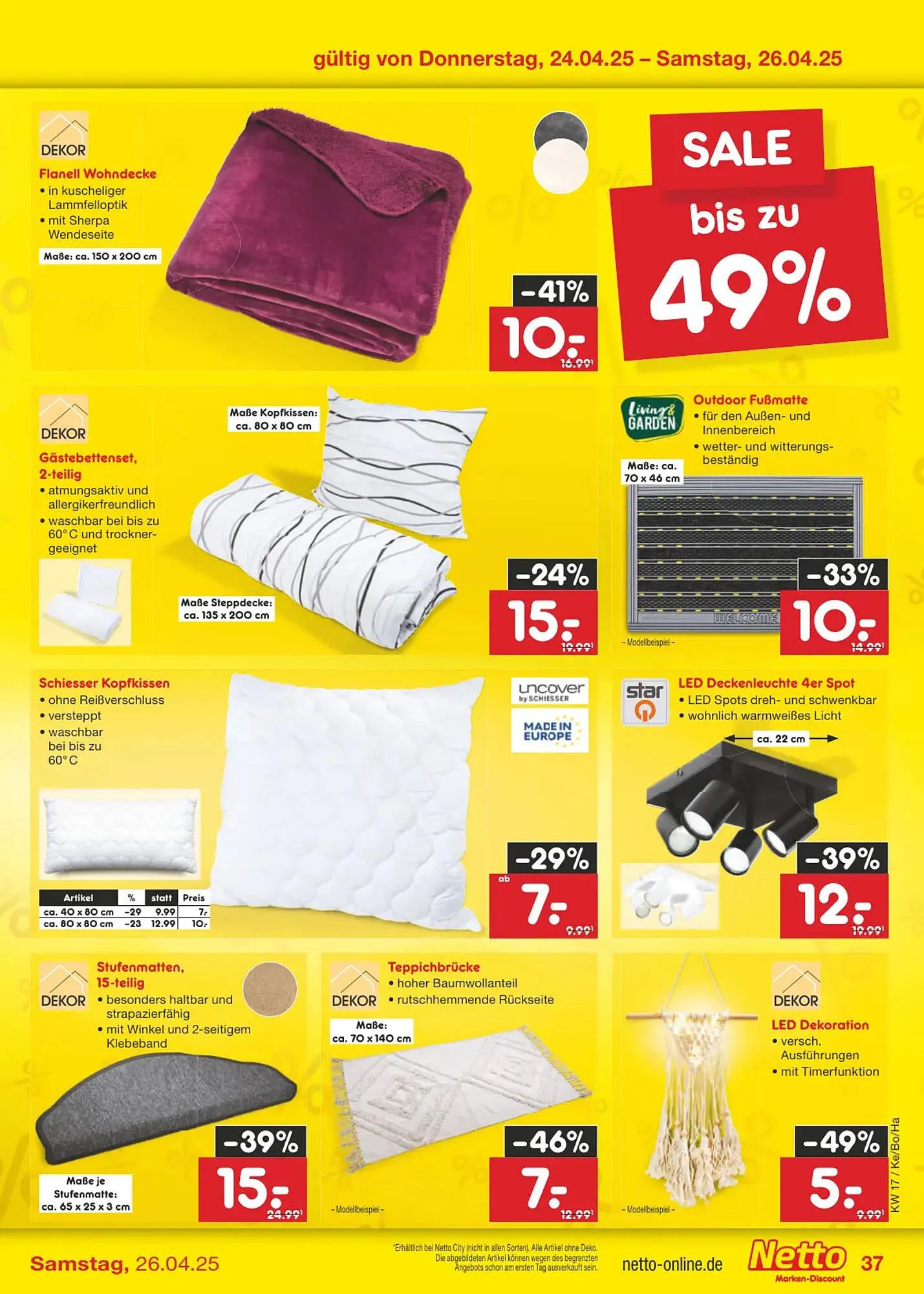 Netto Marken-Discount DE folder van 22 april tot 26 april 2025 - Folder pagina 57