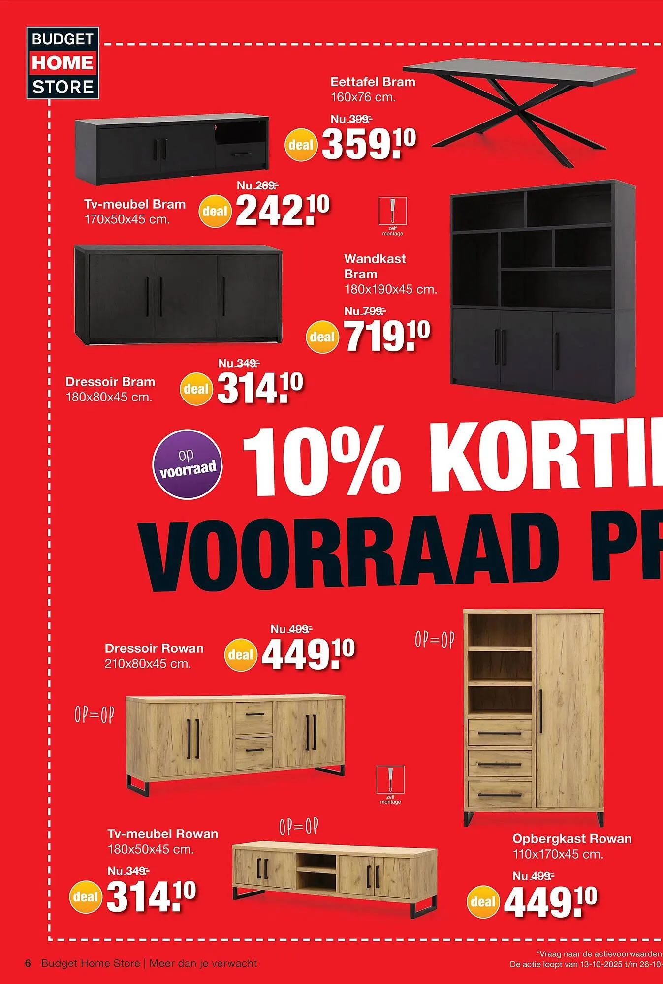 Budget Home Store folder van 11 oktober tot 9 november 2025 - Folder pagina 6