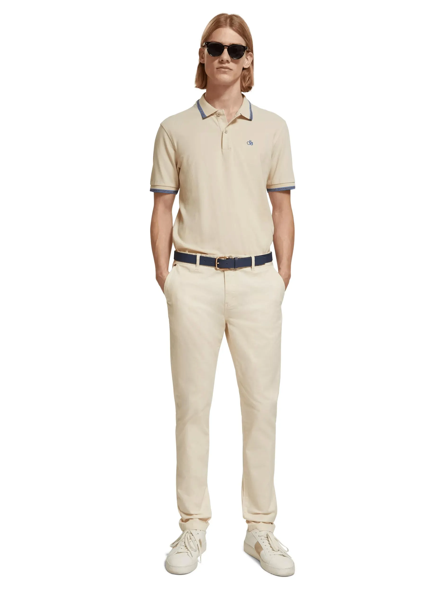 The Mott super-slim fit twill chino