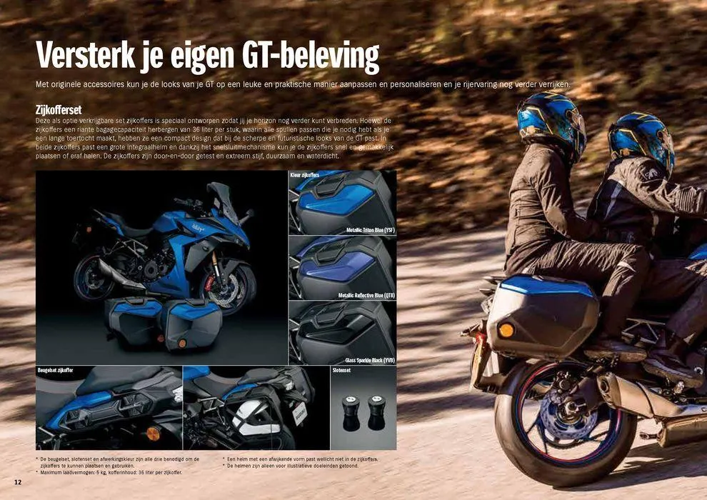 Suzuki Gsx-S1000Gt van 29 augustus tot 12 september 2024 - Folder pagina 12