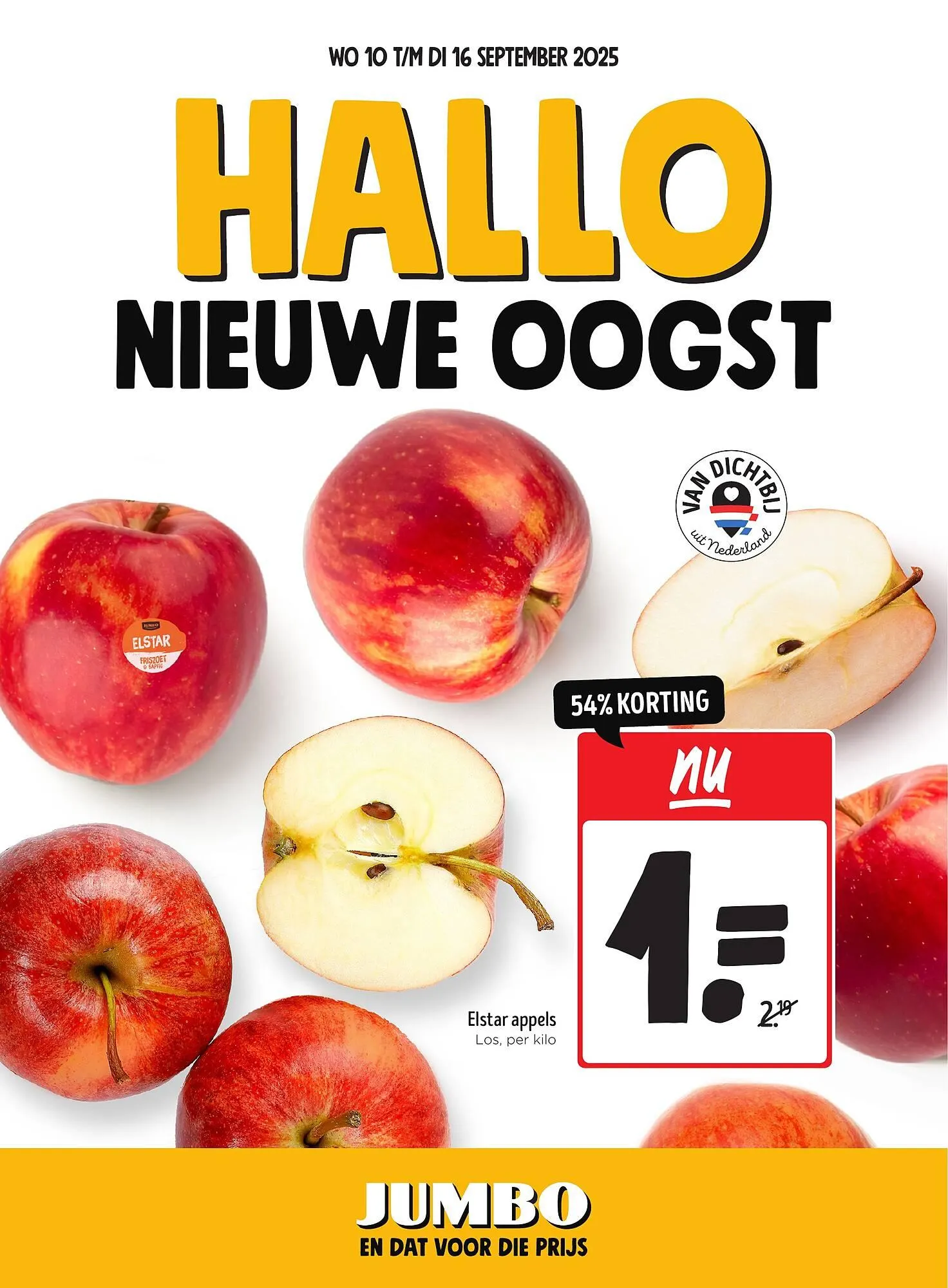 Jumbo folder van 10 september tot 16 september 2025 - Folder pagina 1