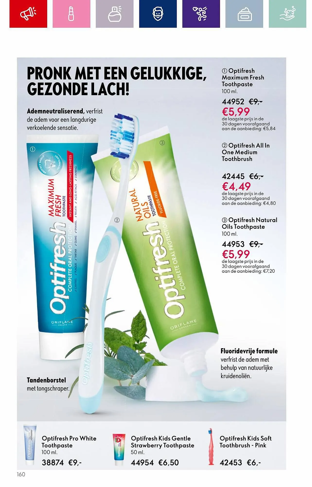 Oriflame folder van 12 september tot 3 oktober 2023 - Folder pagina 160