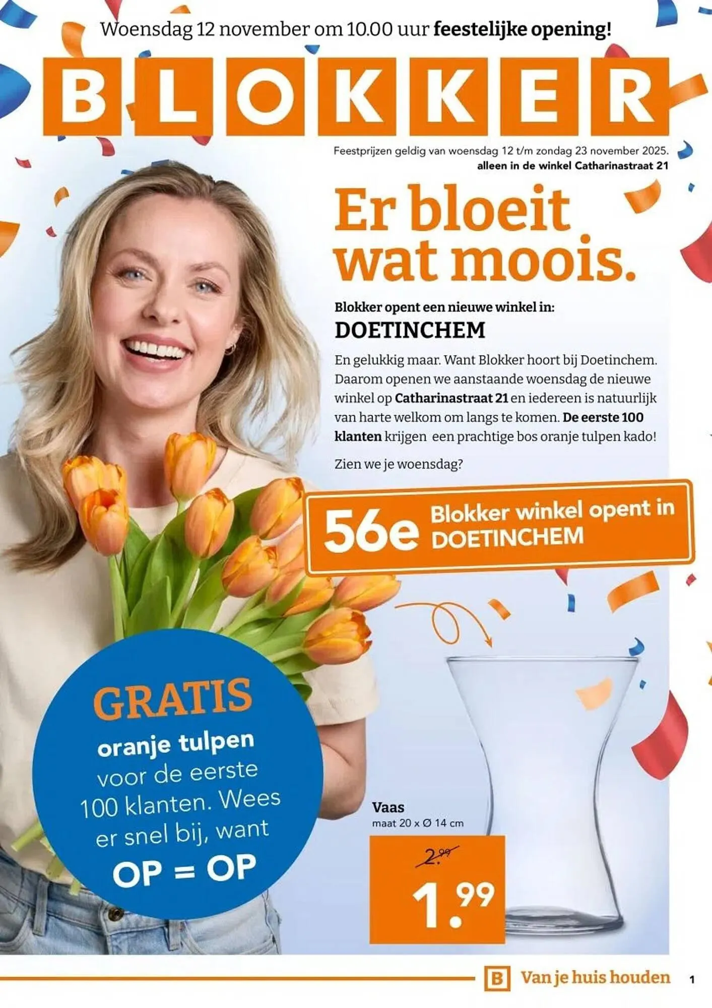 Blokker folder van 12 november tot 23 november 2025 - Folder pagina 1