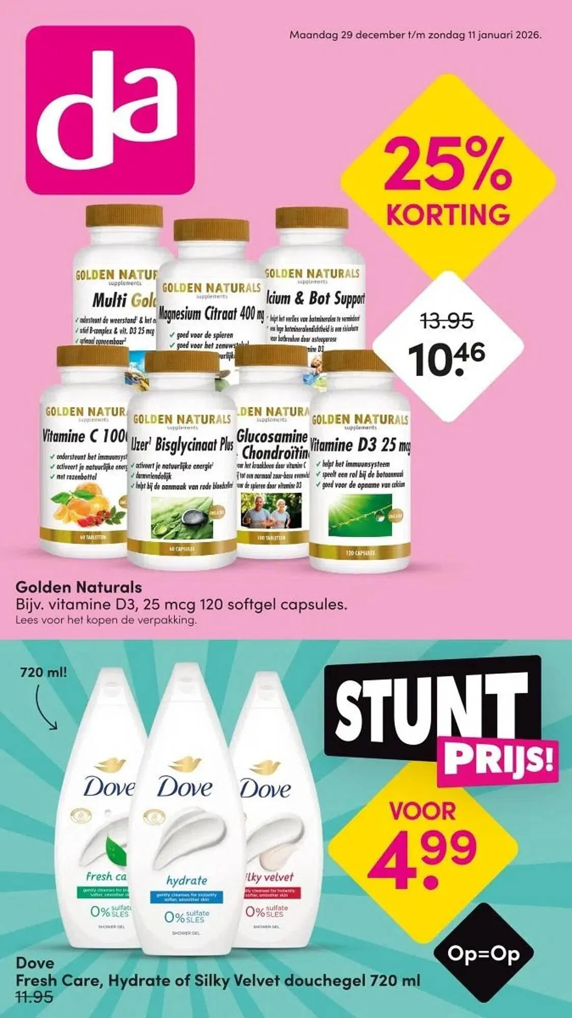 DA folder van 29 december tot 2 januari 2026 - Folder pagina 1