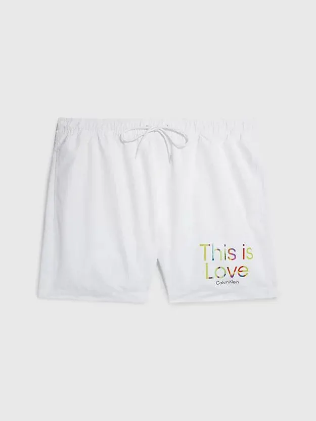 Medium zwemshort met trekkoord - Pride