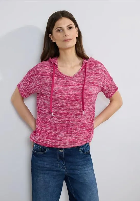 Gebreid hoodie-T-shirt