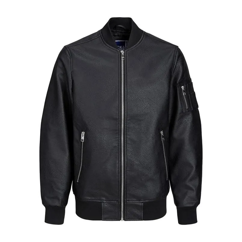 Jack & Jones jongens fake leather bomberjack