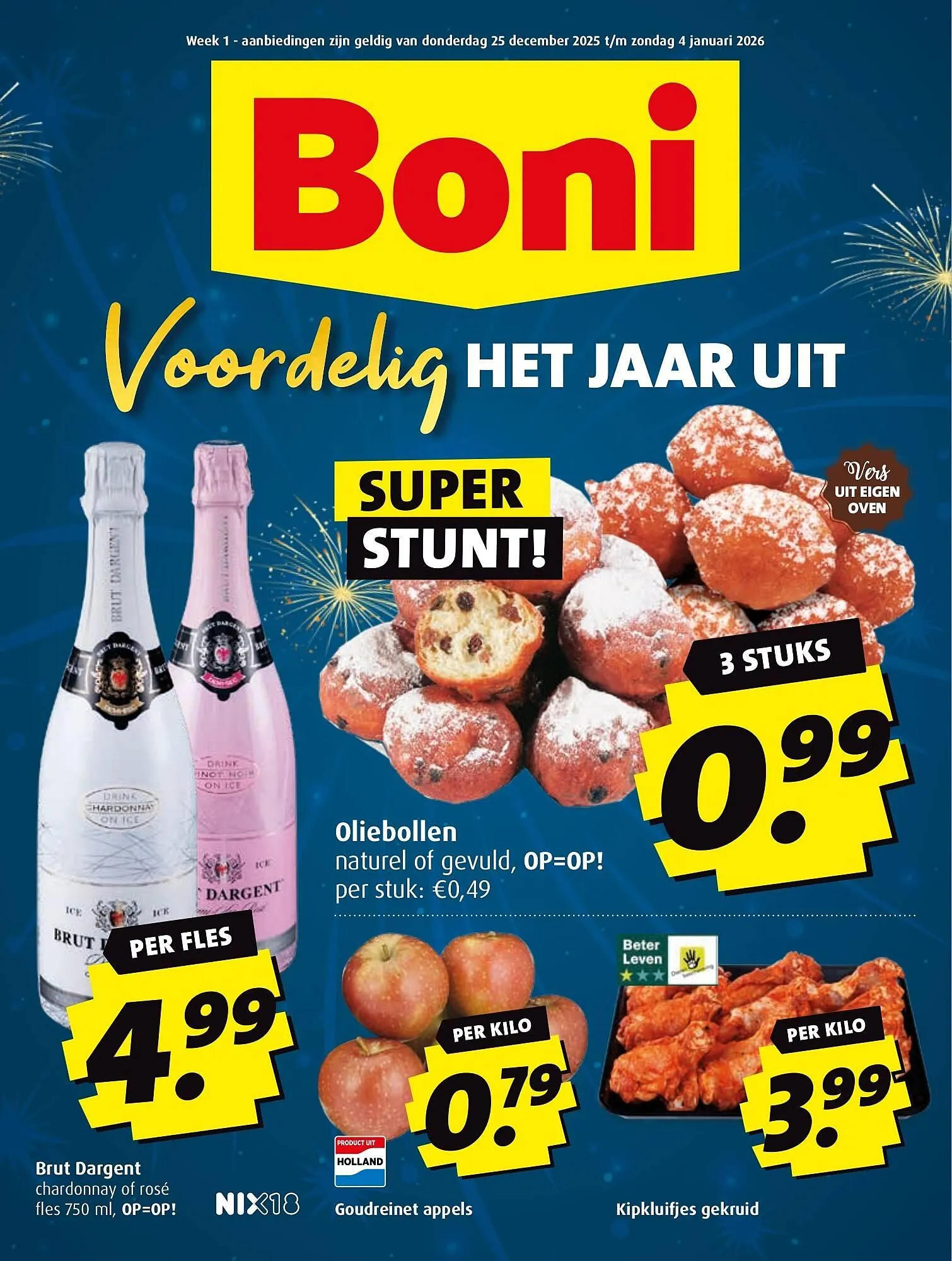 Boni folder van 25 december tot 4 januari 2026 - Folder pagina 1