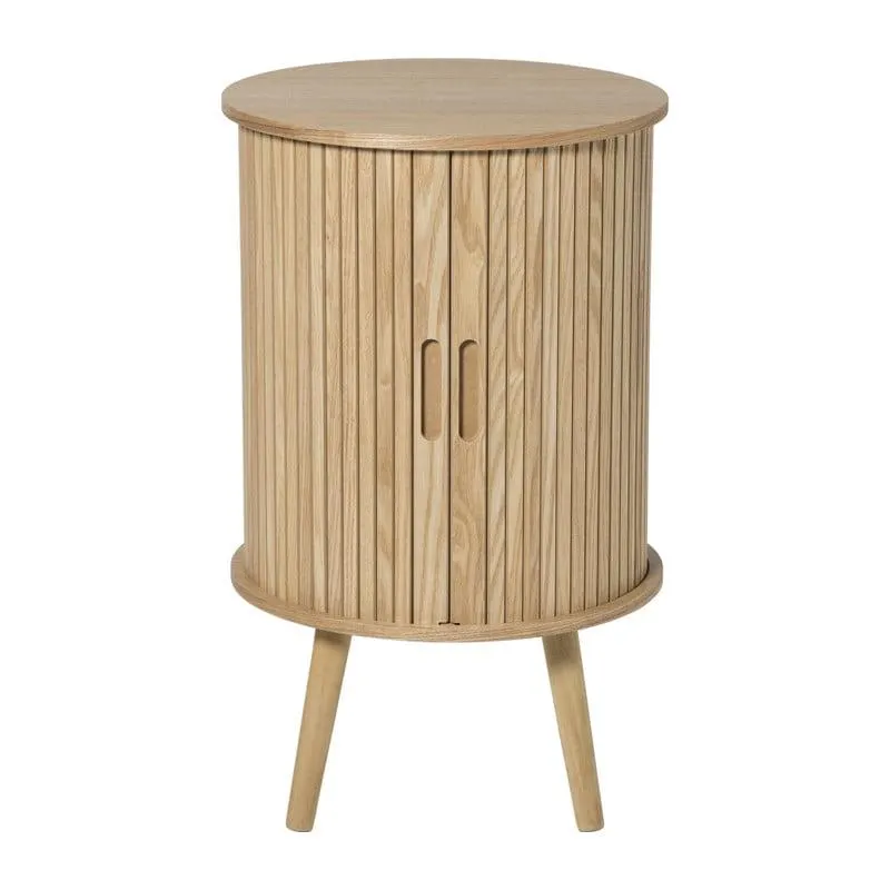 Kast Uppsala rond hoog - naturel - ø40x65 cm