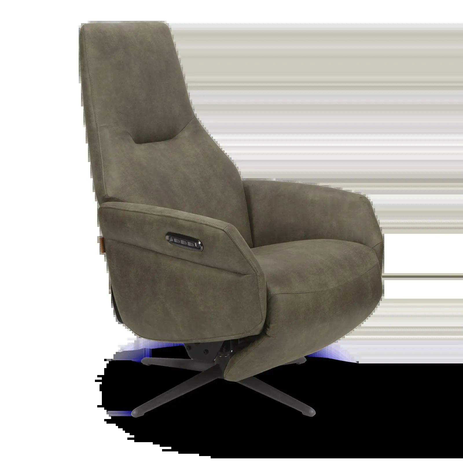 Relaxfauteuil (elektrisch/zwart) Opera - Microleder Oxx Forest