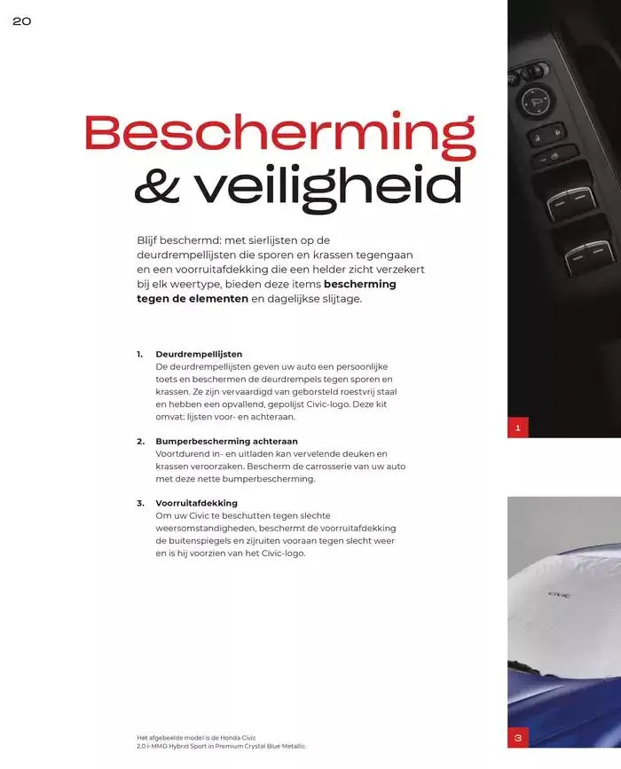 Civic Accessories van 19 november tot 30 juni 2025 - Folder pagina 20