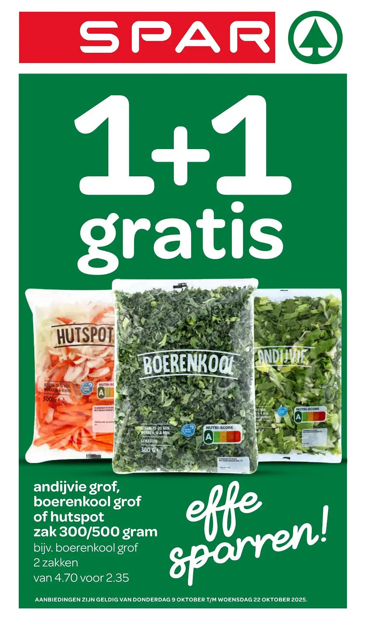 Spar folder van 9 oktober tot 22 oktober 2025 - Folder pagina 1
