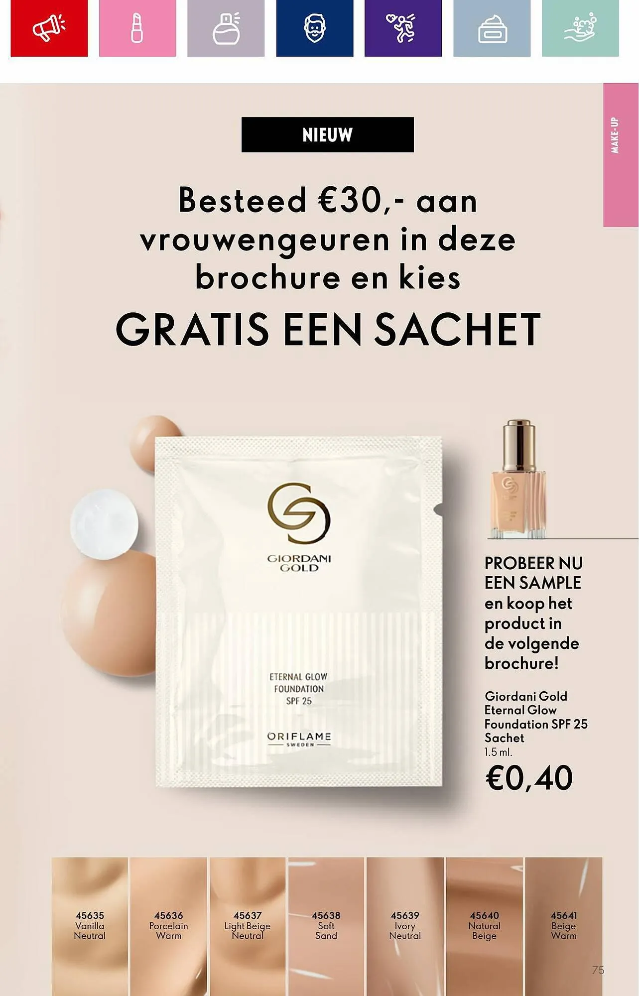 Oriflame folder van 22 augustus tot 12 september 2023 - Folder pagina 75