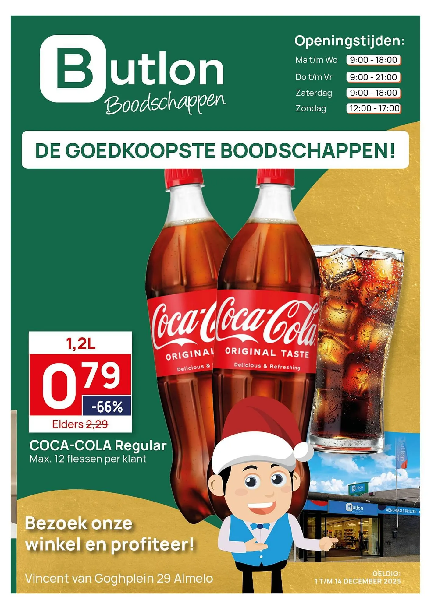 Butlon folder van 1 december tot 14 december 2025 - Folder pagina 1