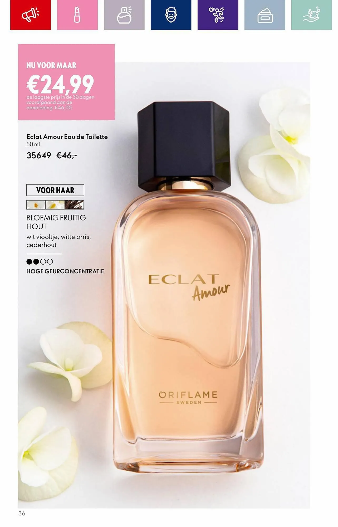 Oriflame folder van 22 augustus tot 12 september 2023 - Folder pagina 36