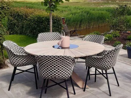 Hartman Delphine/Provence ø150cm dining tuinset 6-delig