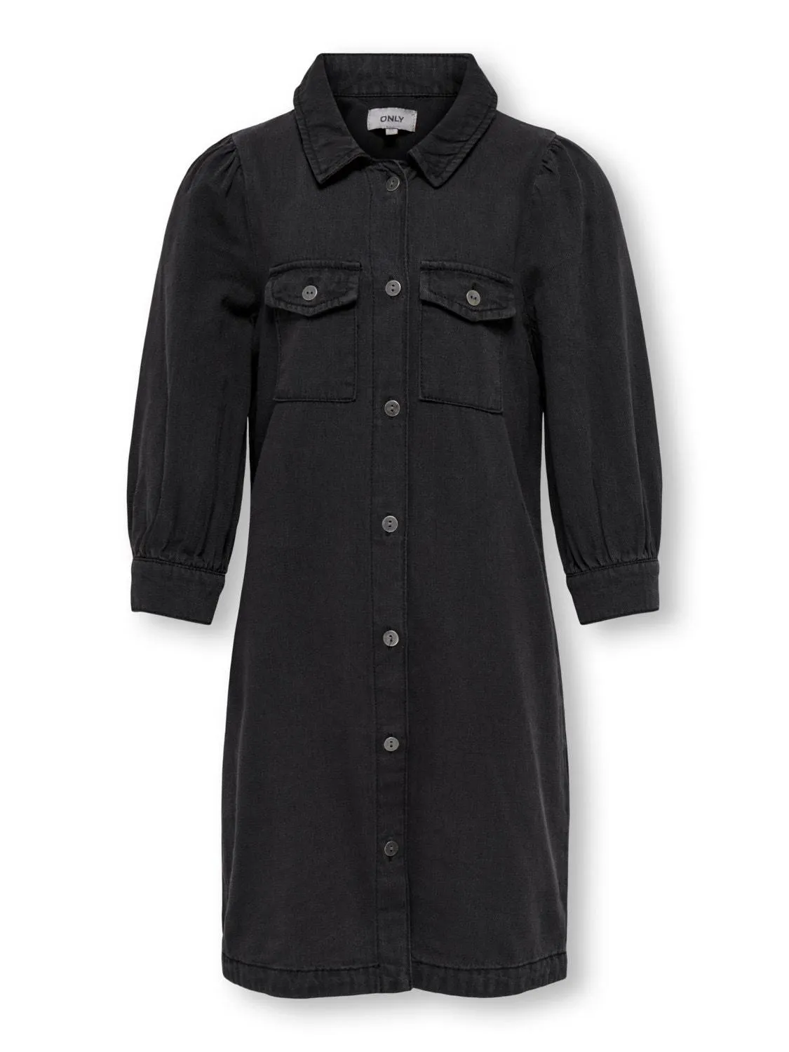 Relaxed fit U-Hals Lange jurk