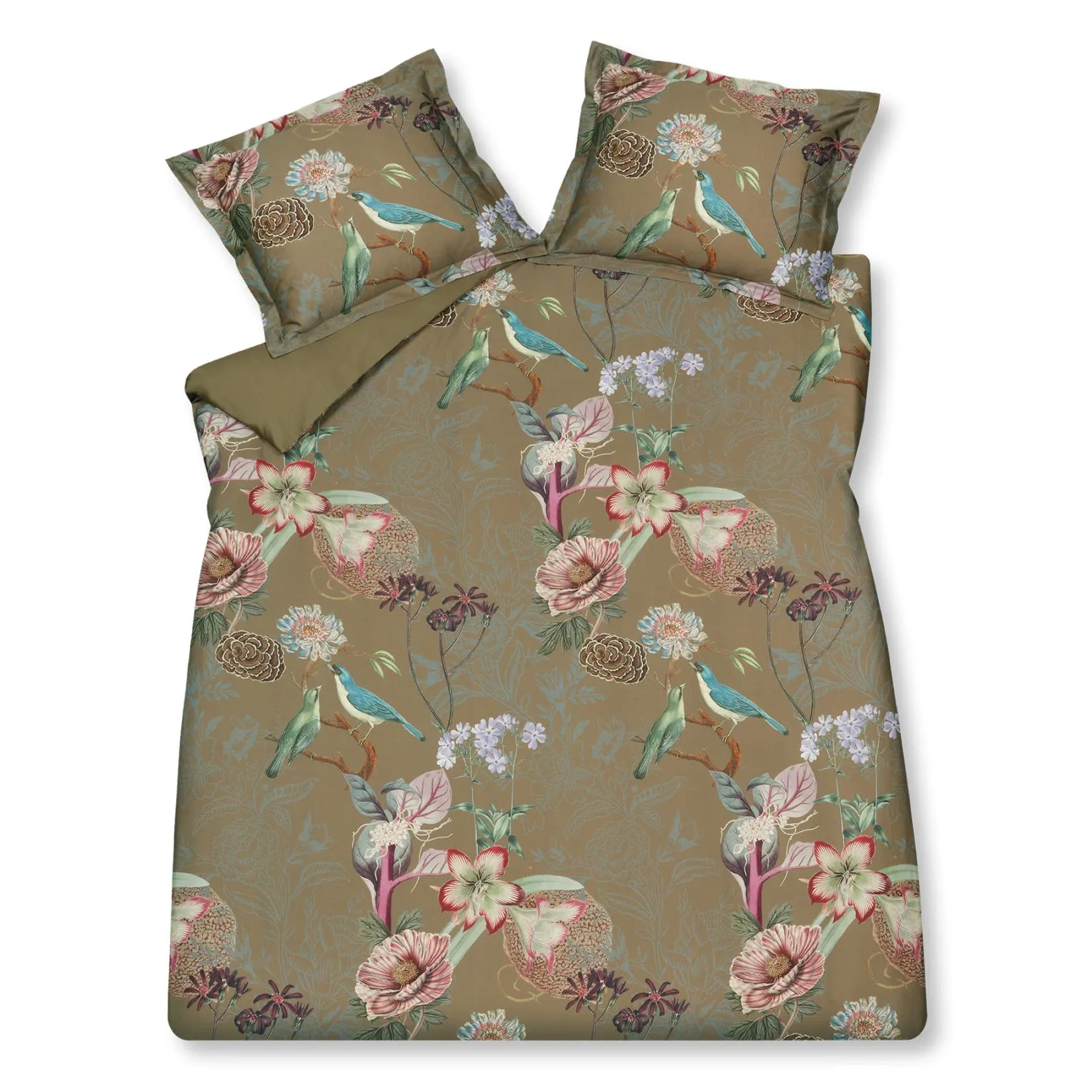 FLORAL BIRD dekbedovertrek | multi